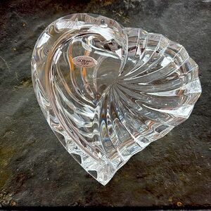 💃💃HP💃💃 Vintage Gorham Crystal Heart Box